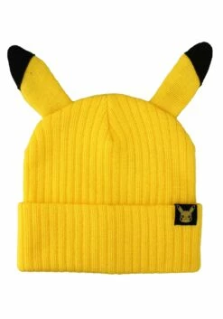 Adult Pokémon Pikachu 3D Cosplay Cuff Beanie