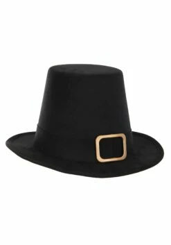 Deluxe Brown Pilgrim Costume Hat -Disguise Shop deluxe pilgrim hat alt 1