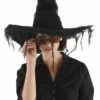 Grunge Witch Black Costume Hat Accessory 1 Grunge Witch Black Costume Hat Accessory -Disguise Shop grunge witch black hat