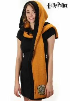 Hufflepuff Knit Warm Hood