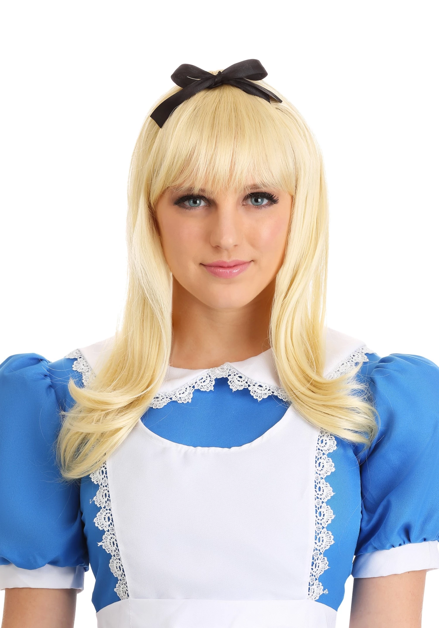 UK Halloween Sales Shop -Disguise Shop adult blonde alice wig